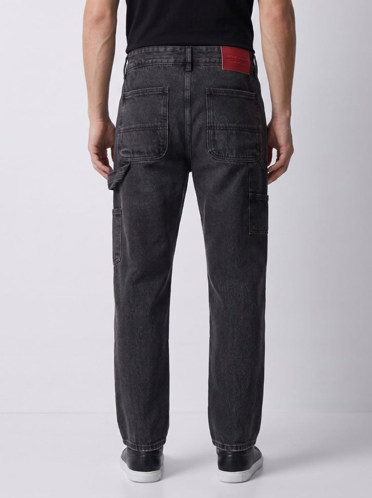 Quần Jeans Nam Ống Suông Scar Form Straight