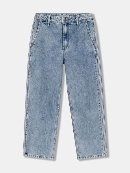 Quần Jeans Nam Ống Suông Trim Edge Form Baggy
