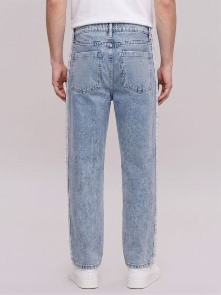 Quần Jeans Nam Ống Suông Trim Edge Form Baggy