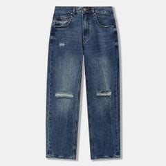 Quần Jeans Nam Stonefade Form Straight