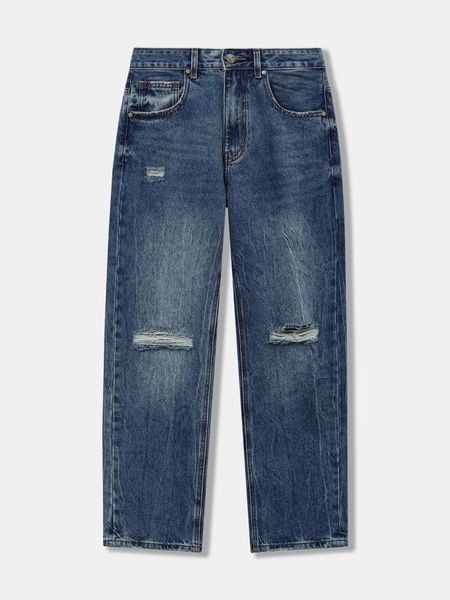Quần Jeans Nam Stonefade Form Straight