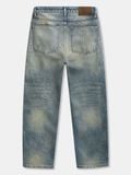 Quần Jeans Nam Vintage Washed Blue Form Baggy