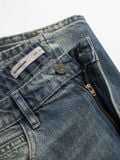 Quần Jeans Nam Vintage Washed Blue Form Baggy