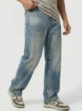 Quần Jeans Nam Vintage Washed Blue Form Baggy
