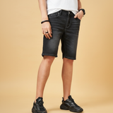 Quần Short Denim Nam Wash Basic Color Form Slim