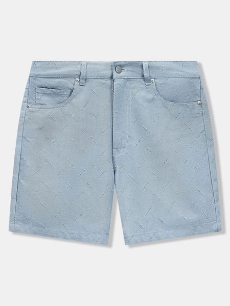 Quần Short Jeans Nam Monogram Form Regular