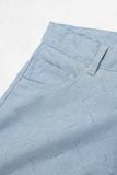 Quần Short Jeans Nam Monogram Form Regular