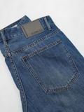 Quần Short Jean Nam Siêu Nhẹ ICON105 Mid Blue Form Loose