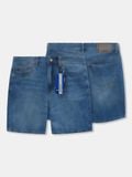 Quần Short Jean Nam Siêu Nhẹ ICON105 Mid Blue Form Loose