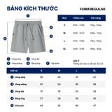 Quần Short Nỉ Chân Cua CVC Nam Streamline Form Regular