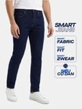 Quần Smart Jean Nam Siêu Co Dãn Deep Rinse Indigo Form Smart Fit