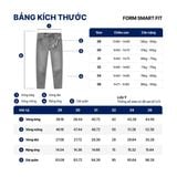 Quần Smart Jeans Nam Siêu Co Dãn Grey Form Smart Fit