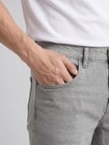 Quần Smart Jeans Nam Siêu Co Dãn Xám Trơn Form Smart Fit
