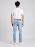 Quần Smart Jeans Nam Siêu Co Dãn Xanh Nhạt Trơn Form Smart Fit