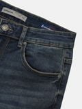 Quần Smart Jeans Nam Siêu Co Dãn Xanh Trơn Form Smart Fit
