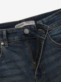 Quần Smart Jeans Nam Siêu Co Dãn Xanh Trơn Form Smart Fit