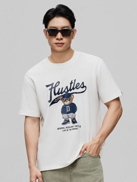 Áo Thun Nam Hustles Bear Form Regular