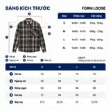 Áo Sơ Mi Nam Flannel Moonset Form Loose