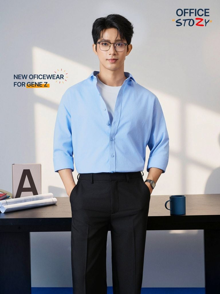 Áo Sơ Mi Nam Tay Dài Workday Ease Form Relaxed