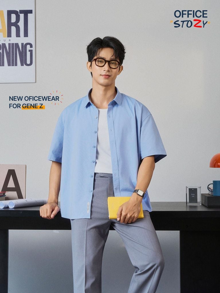 Áo Sơ Mi Nam Tay Ngắn AM Daylight Form Relaxed