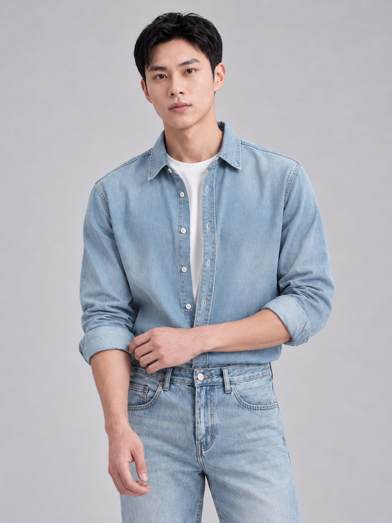 Áo Sơ Mi Nam Tay Dài Fadeline Form Regular