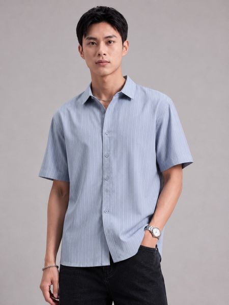 Áo Sơ Mi Nam Tay Ngắn Breezy Form Boxy
