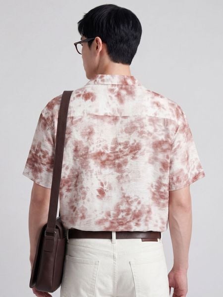 Áo Sơ Mi Nam Cuban Sandstone Dye Form Relaxed