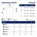 Áo Sơ Mi Nam Tay Ngắn Blanko Form Slim