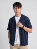 Áo Sơ Mi Nam Tay Ngắn Cuban Floral Linen Shirt For Summer Form Relaxed
