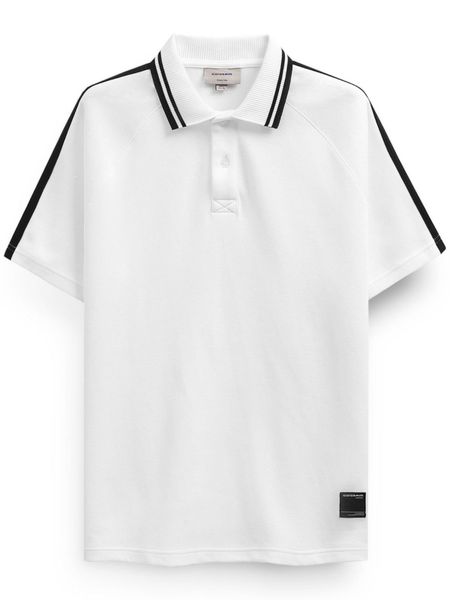 Áo Polo Nam Trim Edge Sọc Vai Form Regular