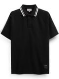 Áo Polo Nam Trim Edge Sọc Vai Form Regular