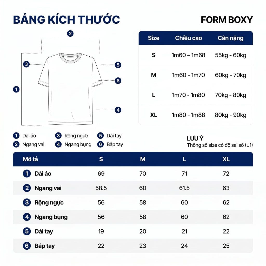 Áo Thun Nam Insignia ID Form Boxy