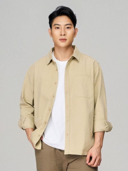 Áo Sơ Mi Nam Tay Dài Monotype Form Regular