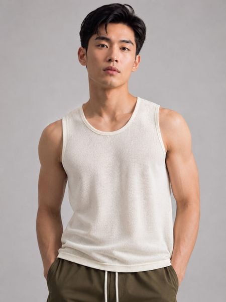 Áo Tanktop Nam Coastal Knit Form Relaxed
