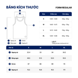 Áo Tanktop Nam Minimalist Form Regular