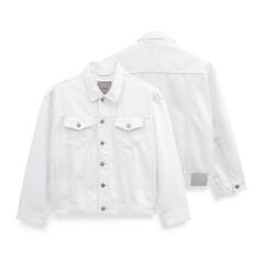 Áo Khoác Jeans Nam Siêu Nhẹ ICON105 Lightweight Offwhite Form Loose