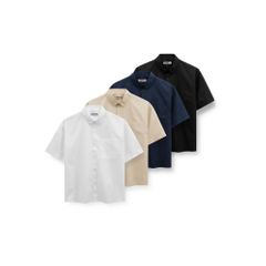 Áo Sơ Mi Nam Tay Ngắn Sleek Split Shirt Form Super Boxy