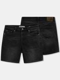 Quần Short Jean Nam Dark Grey Form Regular