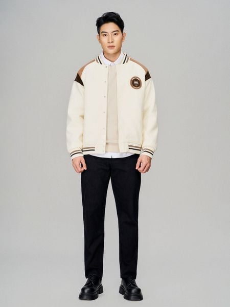 Quần Jean Nam Moss Black Ống Suông Wash Form Straight