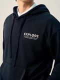 Áo Hoodie Nam Nỉ Explore Form Loose