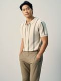 Áo Polo Len Nam Downtown Stripe Form Regular