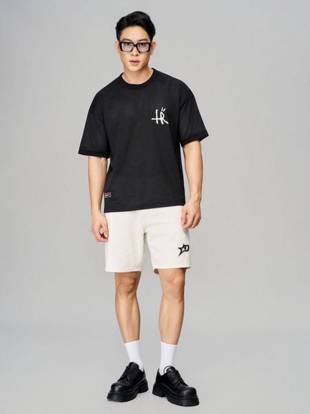 Quần Short Nam Denim Cotton Star Form Loose