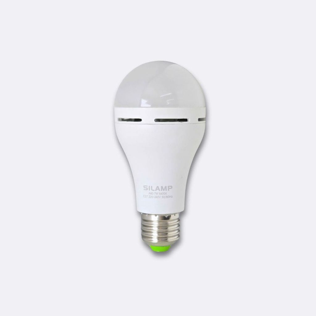 Bóng đèn LED Tích Điện Thông Minh 7W Silamp – Tự Sáng Khi Cúp Điện, Siêu Tiết Kiệm Điện