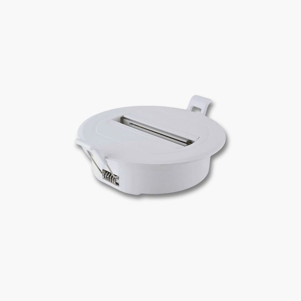 Đế đơn đèn rọi ray gắn âm