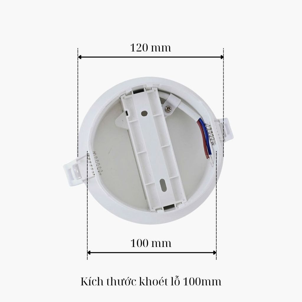 Đế đơn đèn rọi ray gắn âm