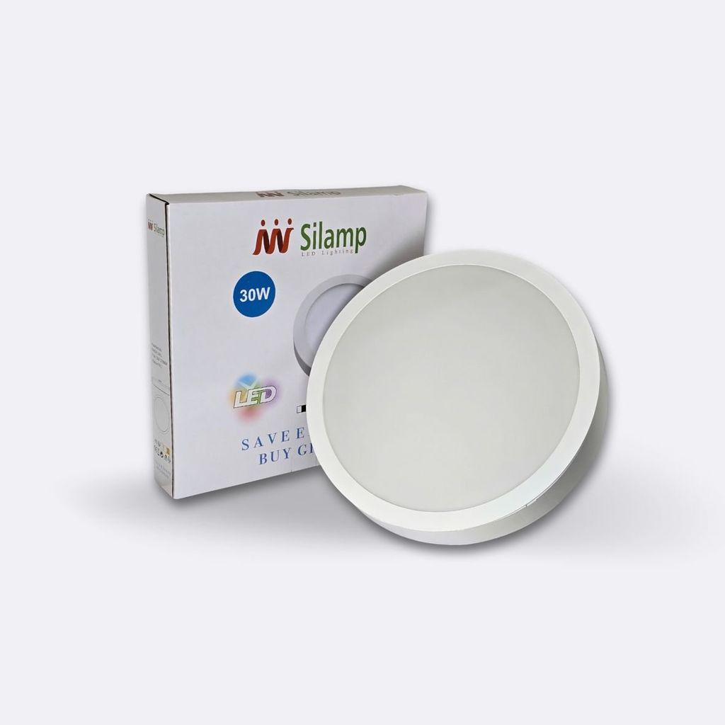 Đèn LED Ốp Trần SILAMP 30W Đa Năng 3 Chế Độ Màu