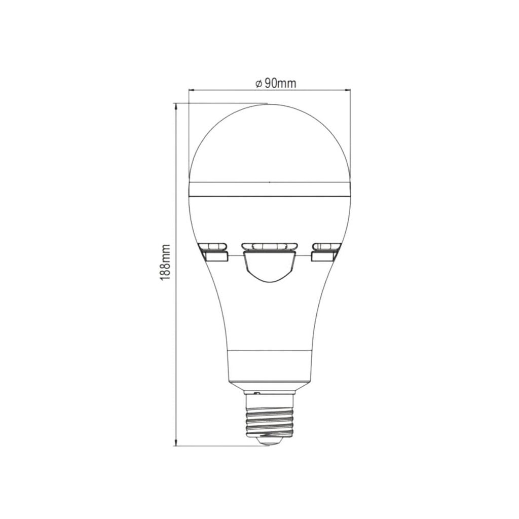 Bóng đèn LED Tích Điện Thông Minh 15W Silamp – Công Suất Lớn, Chiếu Sáng Mạnh Mẽ Khi Cúp Điện