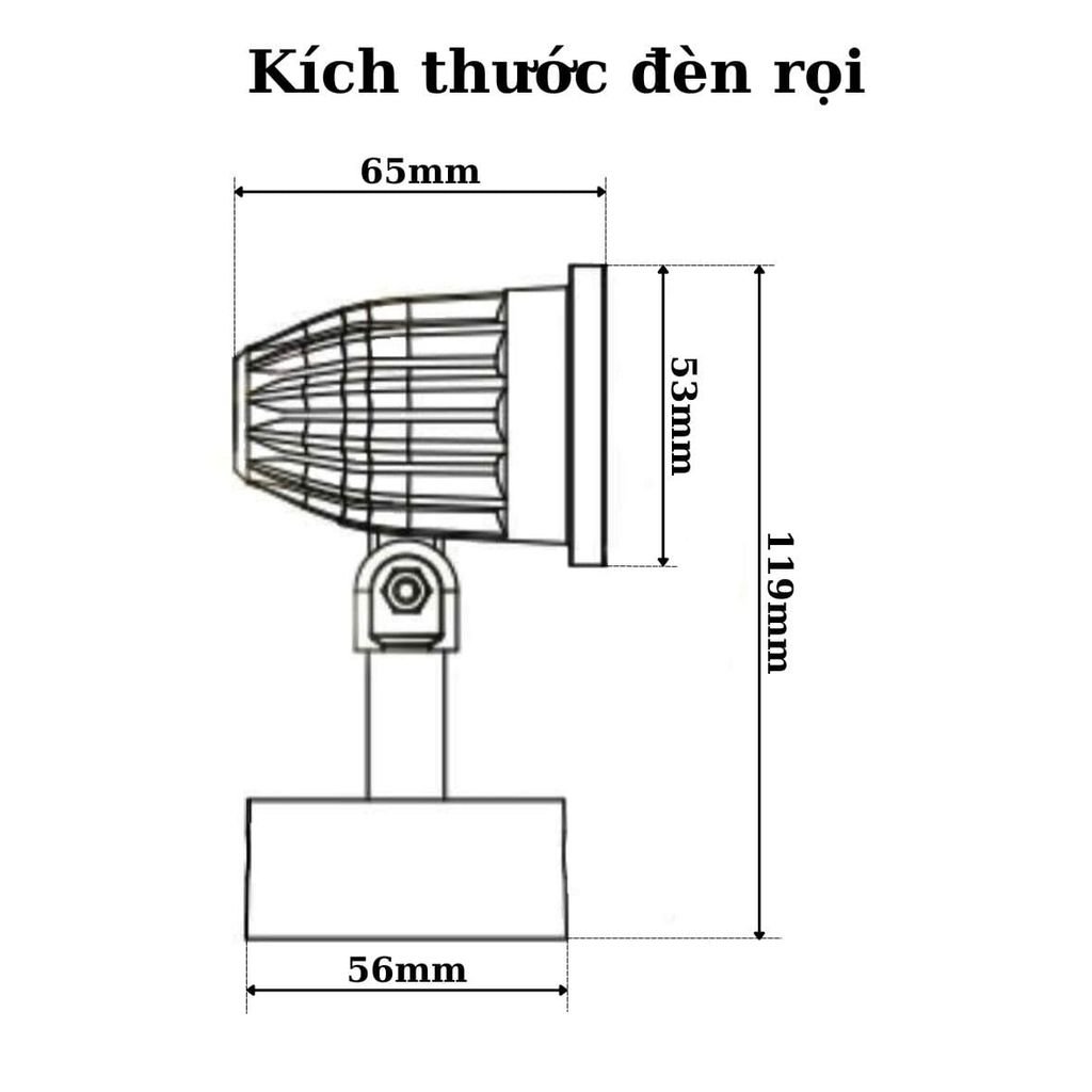 Đèn Rọi Đế Ngồi LED 8W
