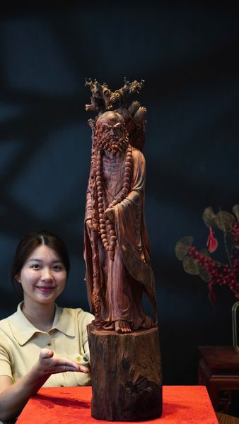 Tượng Đạt Ma Gỗ Trắc