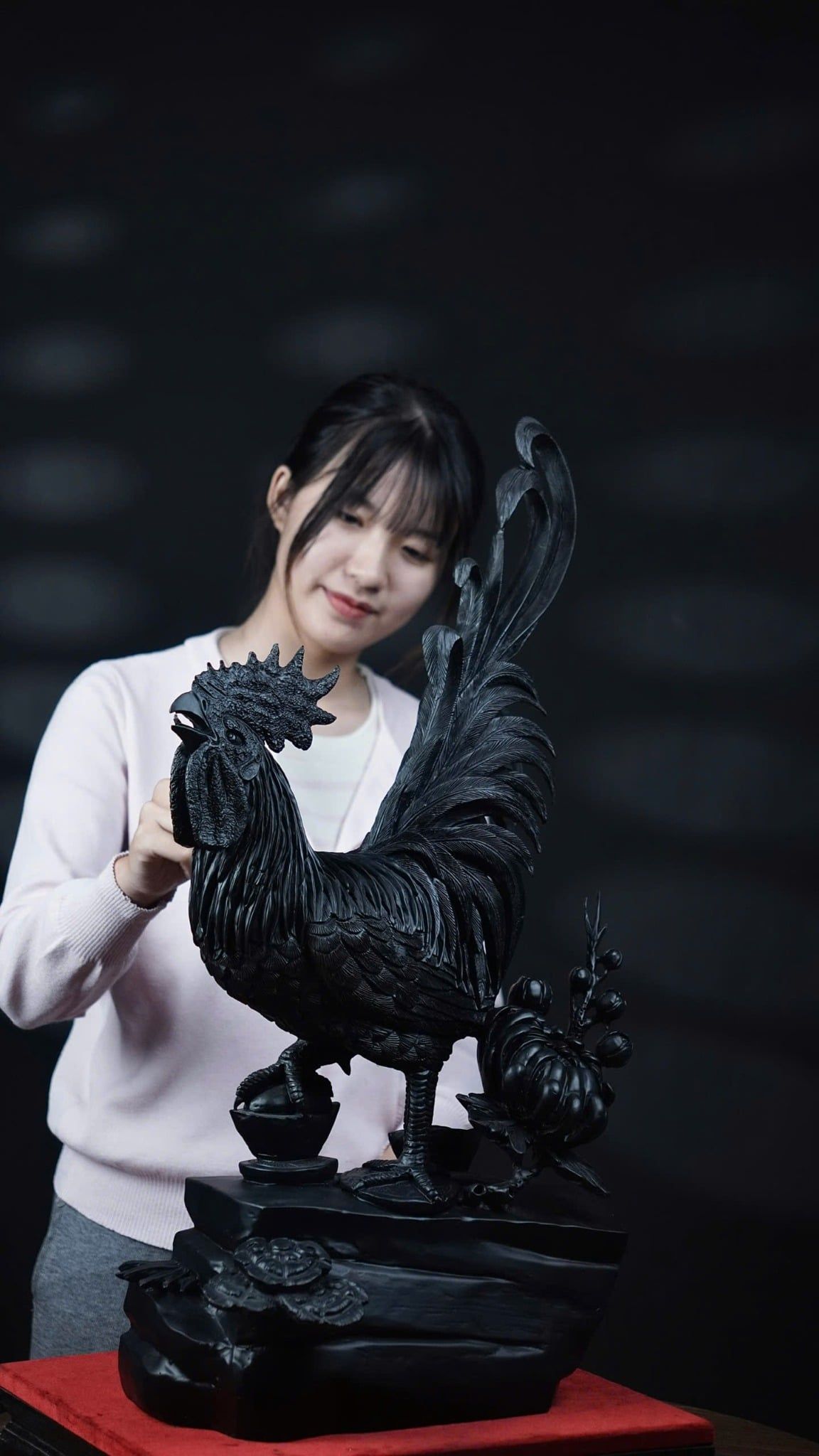 nhất kê gỗ mun sừng